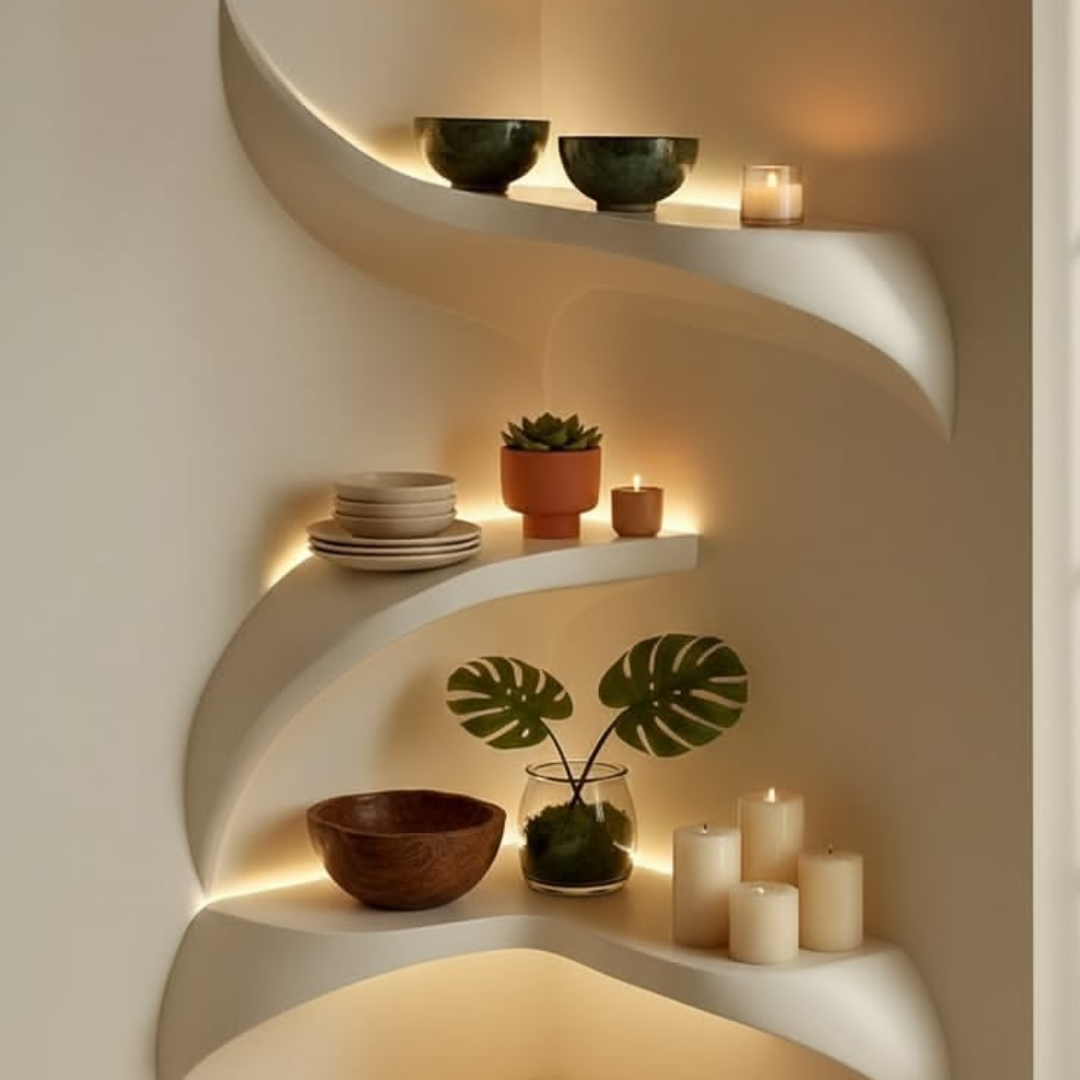 Curved Decorative Wall Panel Design