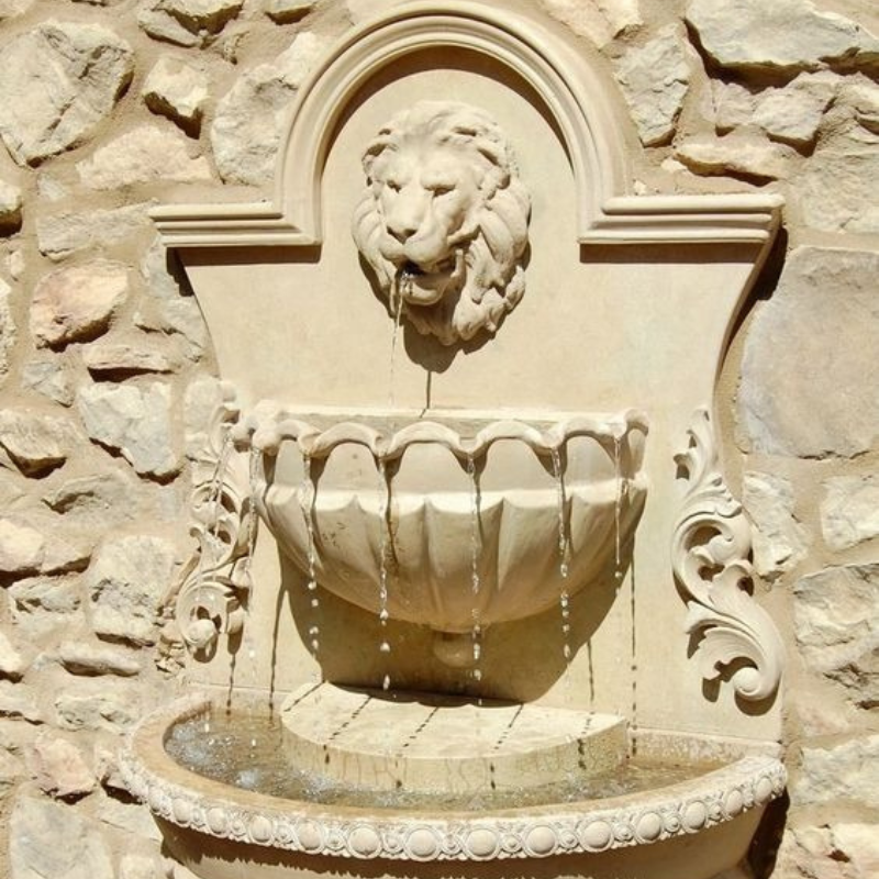 Lion Face Wall Fountain